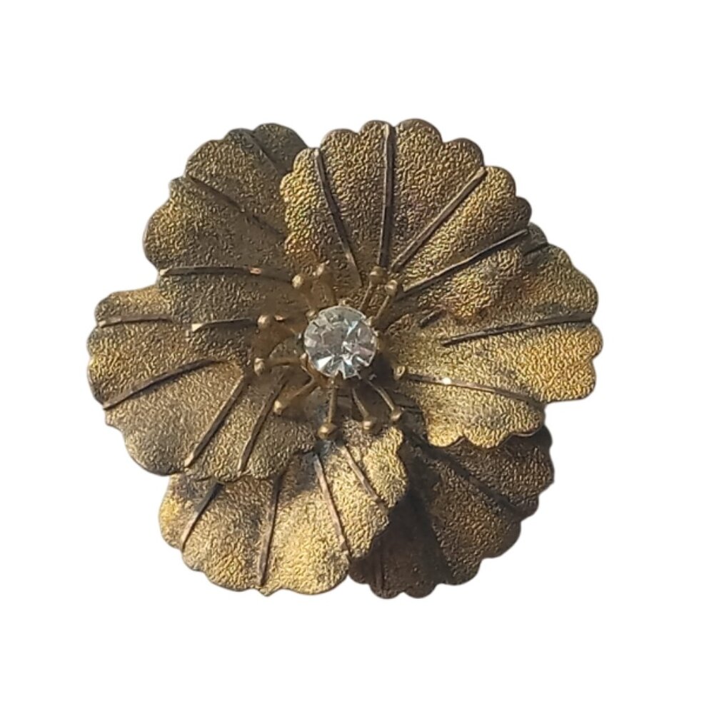 Vintage Ladies Flower Pin